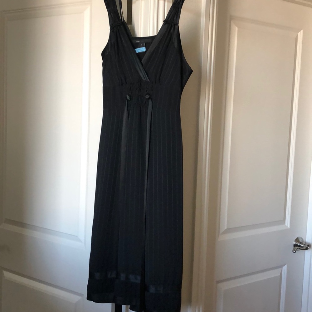 Marc Jacobs Black Pinstripe Dress with slip size 6